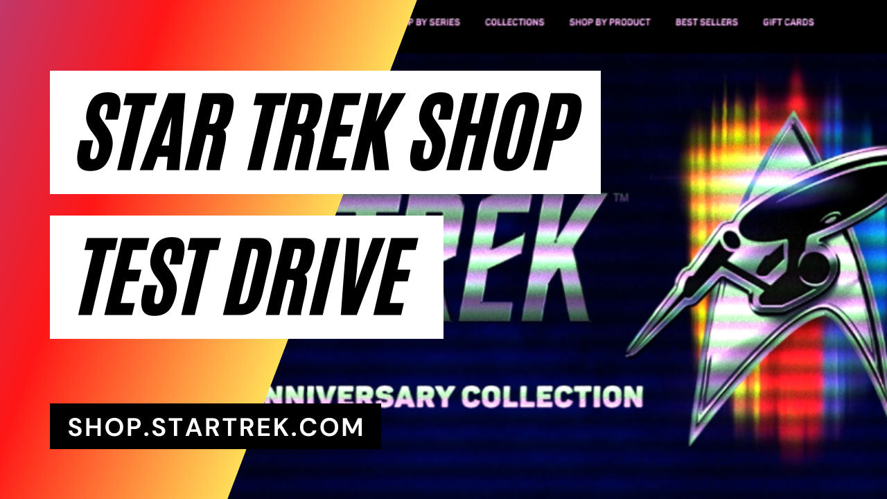 We're going to space in this entirely unsolicited screencast of a 38-year-old man buying some Trekkie gear.