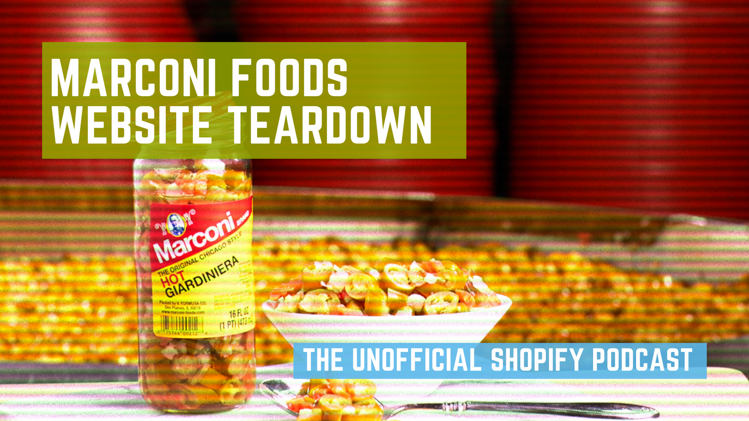 A spicy website teardown of Chicago condiment institution Marconi Foods