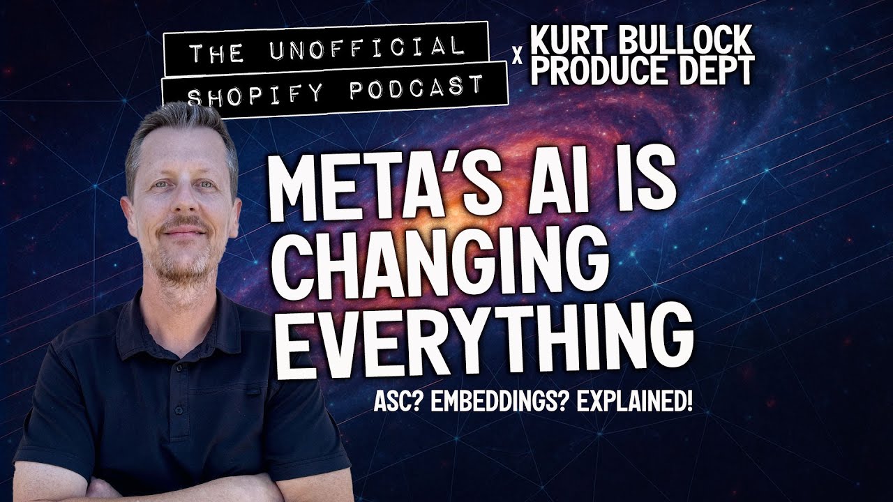 Meta’s AI Ads Engine Explained (Andromeda + ASC) | The Unofficial Shopify Podcast