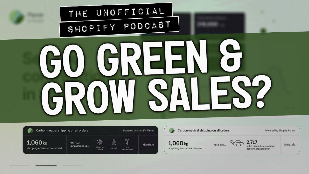 Shopify Planet & the Fight Against Greenwashing (Interview) | The Unofficial Shopify Podcast