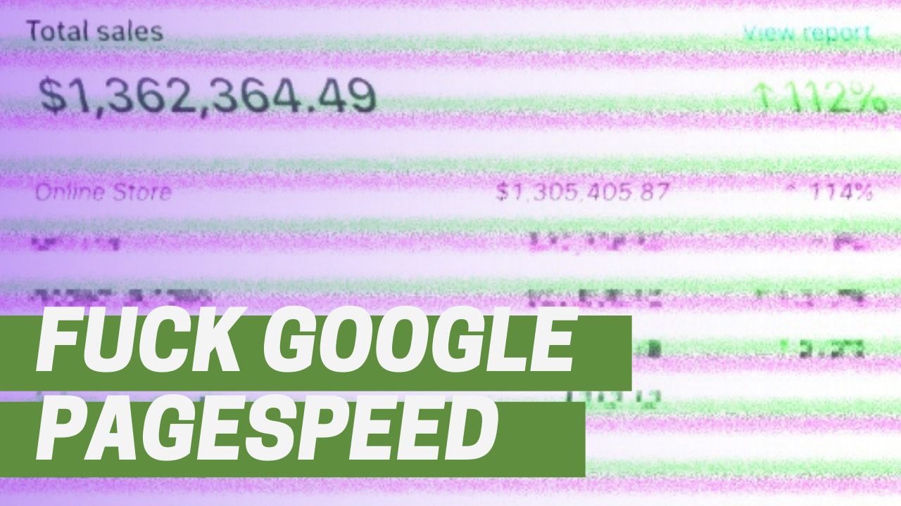 Why we stopped caring about PageSpeed scores.